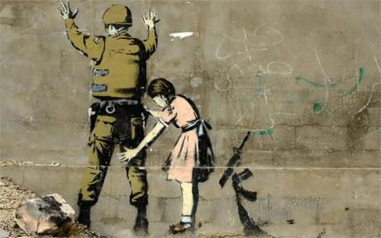 Banksy-Art-Anti-War-wall-pictures-for-living-room-canvas-wall-art-printed-oil-paintings-with